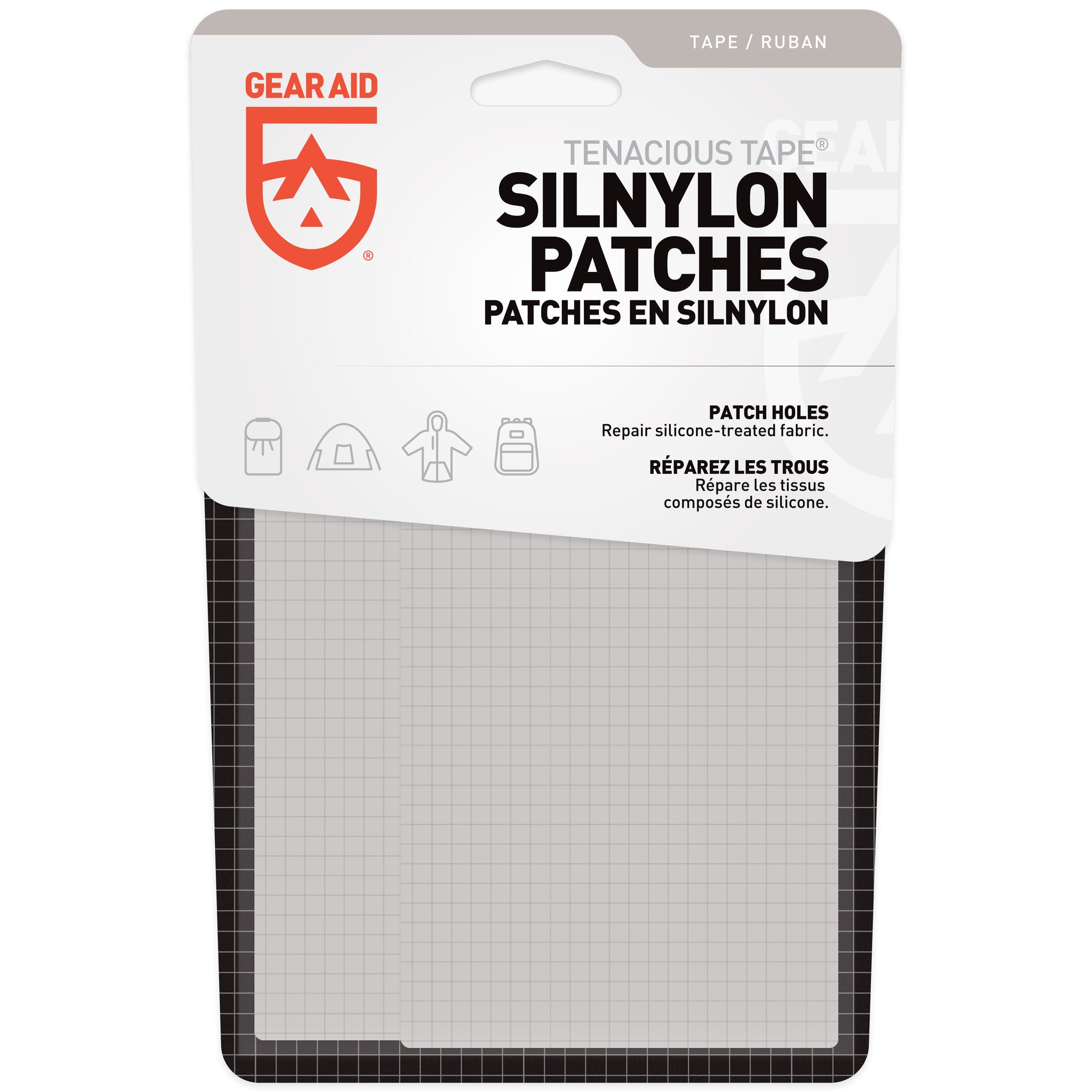Silnylon Self-Adhesive Fabric Patches (2-pack) – SlingFin